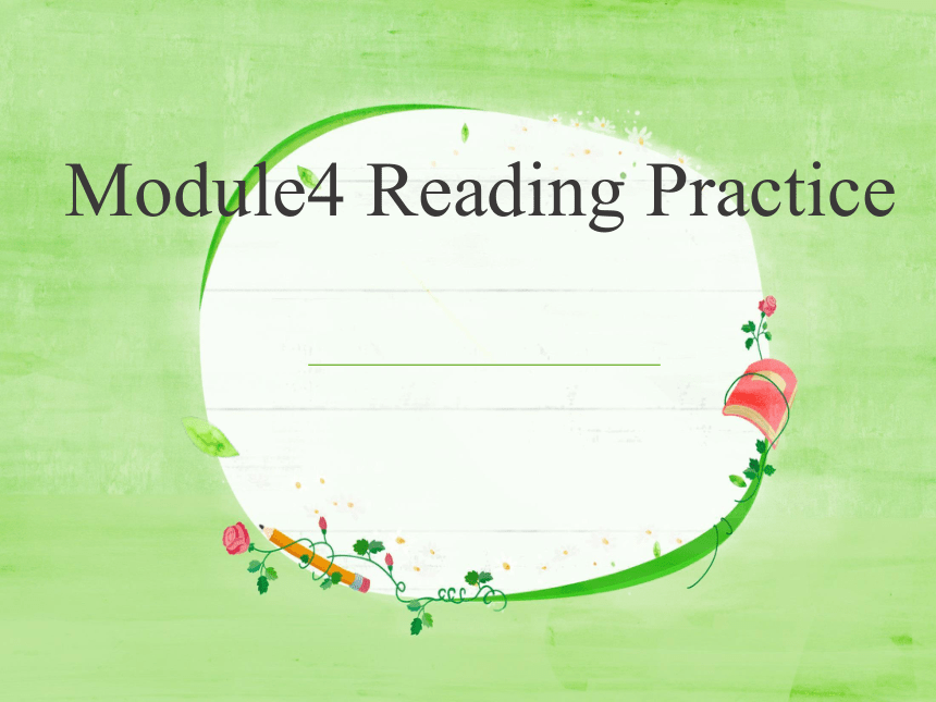 外研版选修八Module4 Which English?Reading Practice 课文及语言点共49张