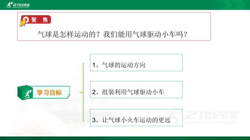 3.2用气球驱动小车 课件（21张PPT）