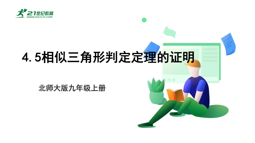 【新课标】4.5相似三角形判定定理的证明 课件（共24张PPT）