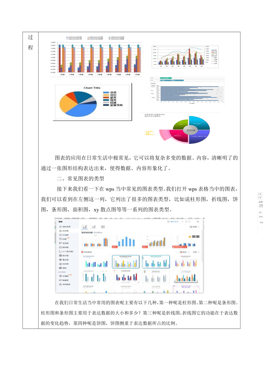 第二单元第3节 数据图表及分析 教案 川教版（2019）信息技术七年级上册