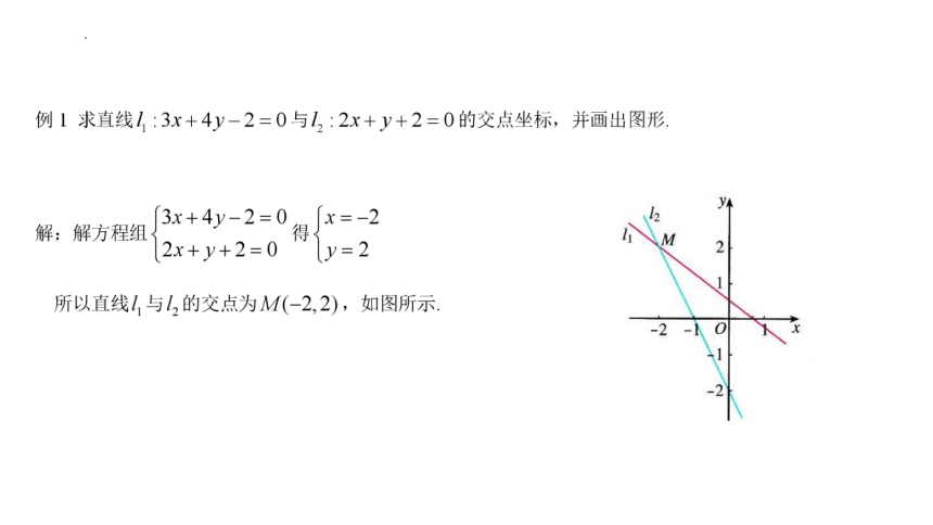 高二数学人教A版（2019）选择性必修第一册 2.3.1 两条直线的交点坐标 2.3.2 两点间的距离公式 课件(共30张PPT)