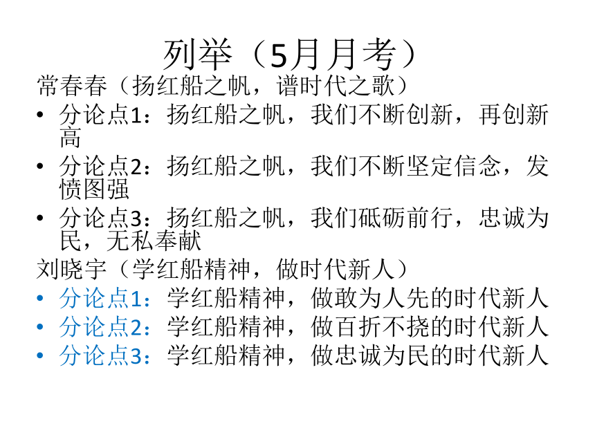 2022届高考写作指导：巧设分论点课件（24张PPT）