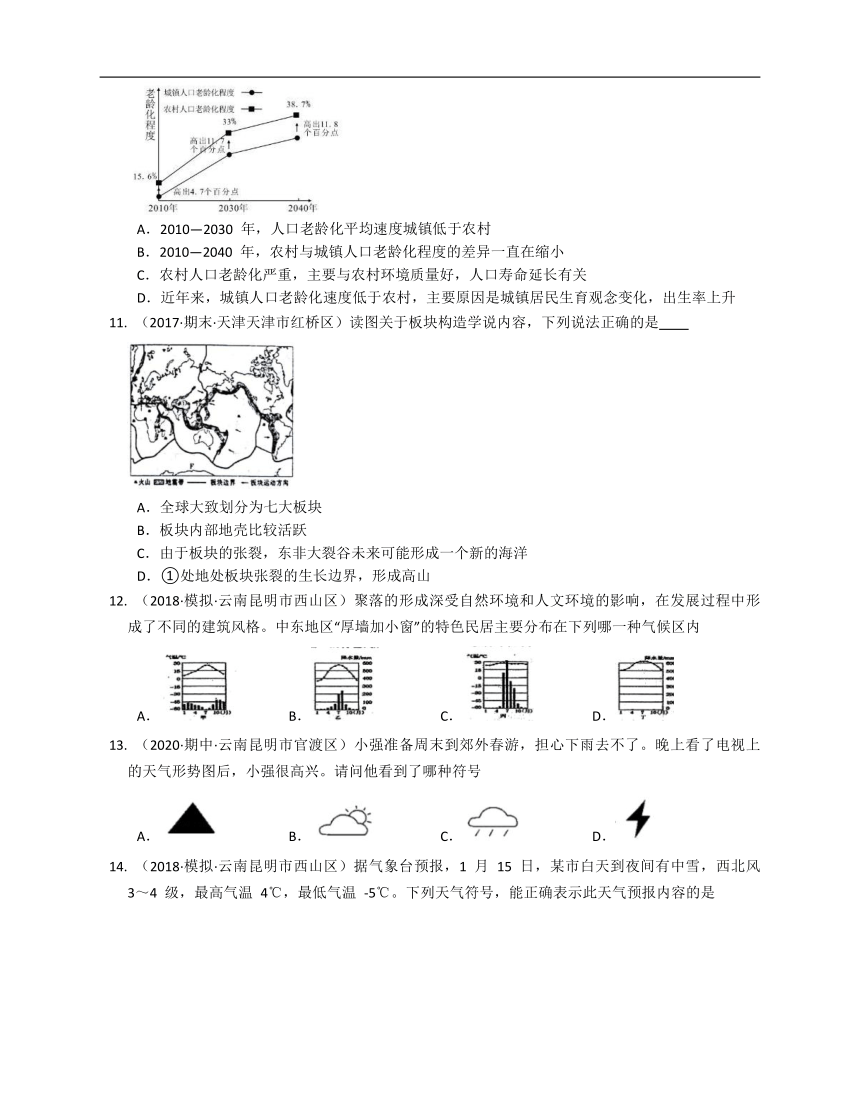 2020-2021学年北京市161中学（中图版）八年级地理上册期末模拟卷（三）(word版含答案解析）