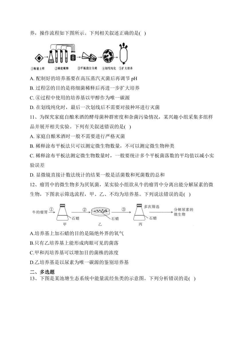 江西省上饶市部分高中学校2022-2023学年高二4月期中联考生物试卷（Word版含答案）