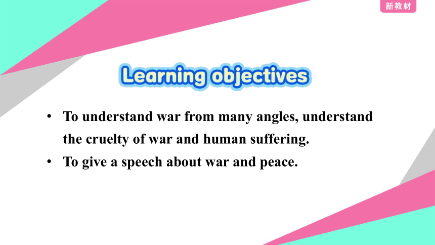 外研版（2019） 选择性必修 第三册 Unit 3 War and peace Presenting ideas课件(共12张PPT)