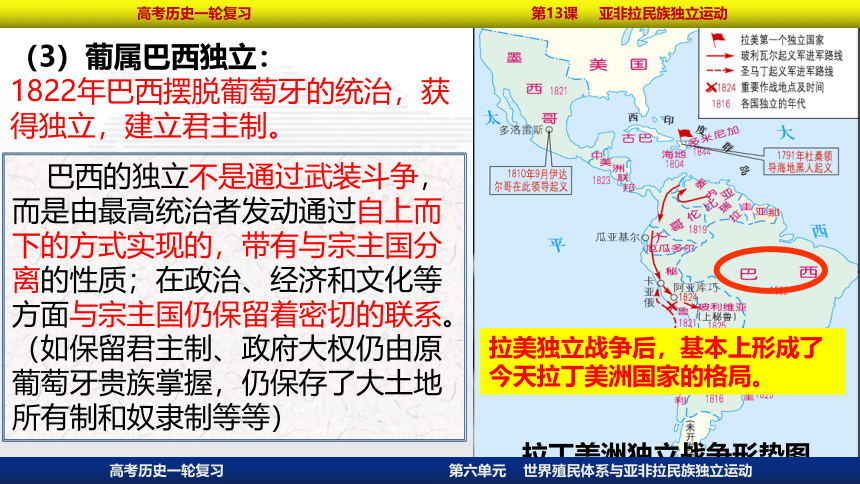 2023届高考一轮复习纲要下第13课 亚非拉民族独立运动课件(共41张PPT)