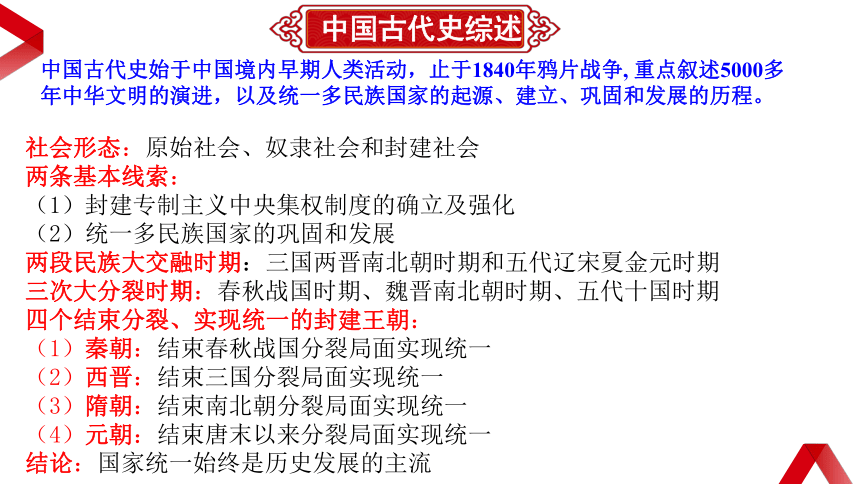 考前10天知识体系整合：专题05：中国古代史 课件 2023年中考历史临考冲刺终极攻略