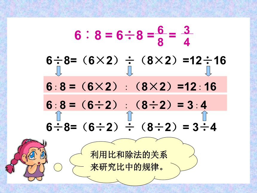 六年级上册数学课件-2.2  比的基本性质冀教版  (共23张PPT)