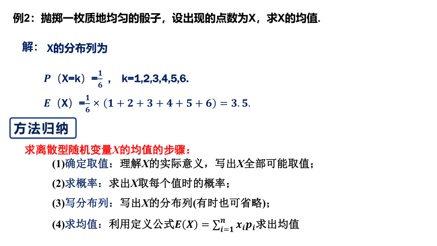 7.3.1 离散型随机变量的均值课件-2021-2022学年高二下学期数学人教A版（2019）选择性必修第三册(共21张PPT)