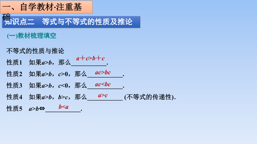 人教B版高中数学必修第一册 《2.2.1不等式及其性质》(共37张PPT)