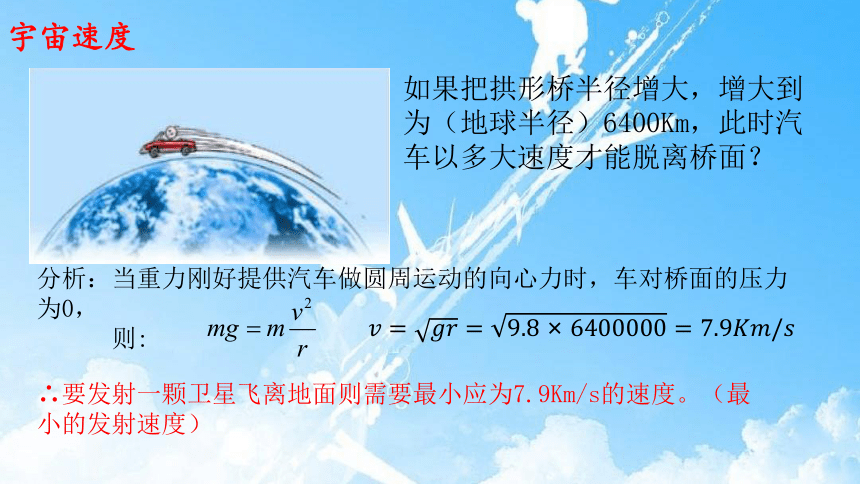 7.4宇宙航行 课件 （15张PPT）高一下学期物理人教版（2019）必修第二册