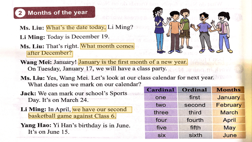 冀教版七年级上册Unit 7 Days and Months Lesson 39  A Class Calendar课件(共28张PPT)