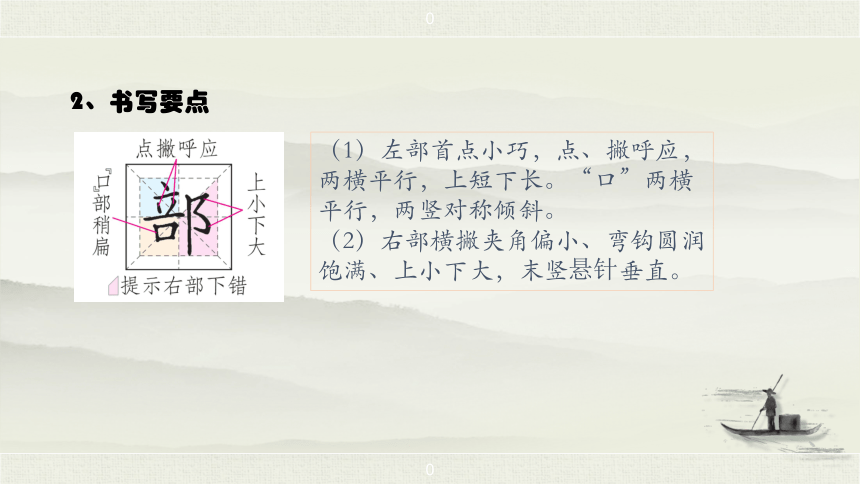 9 黄山奇石  生字讲解+书法指导 课件（46张）