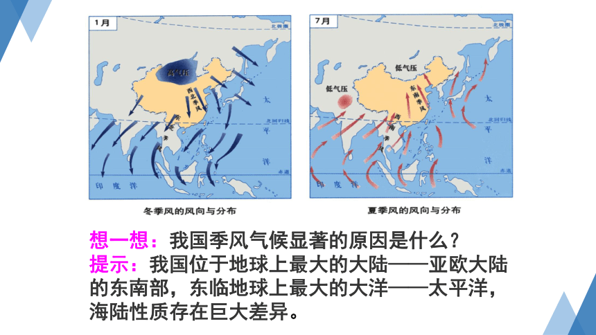 2.2 中国的气候第2课时 季风气候显著课件(共29张PPT) 2023-2024学年湘教版地理八年级上册