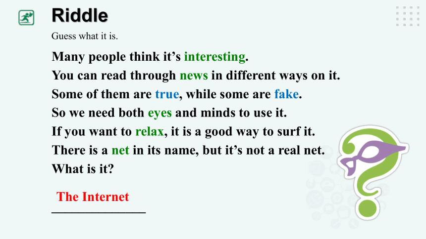 Unit 4 Our World Topic 3 The Internet makes the world smaller. Section C 课件+内嵌视频