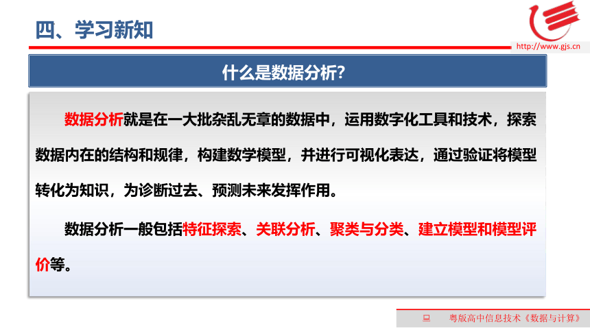 5.3数据的分析-1　课件(共20张PPT)　2022—2023学年高中信息技术粤教版（2019）必修1