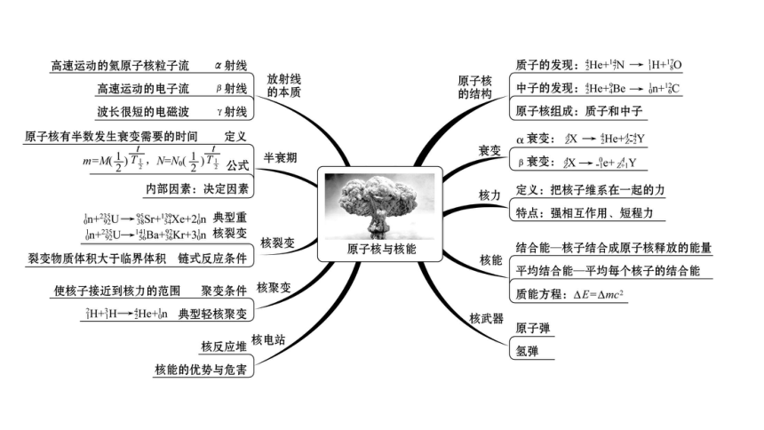 第3章 原子核与放射性 第4章 核能 章末复习课件（26张PPT）