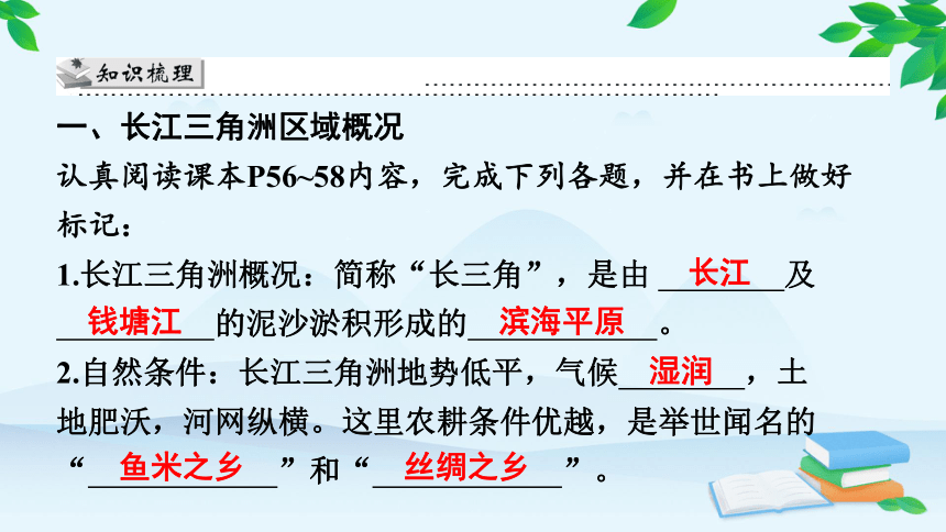 湘教版地理八年级下册 第七章第四节　长江三角洲区域的内外联系 习题课件(共28张PPT)