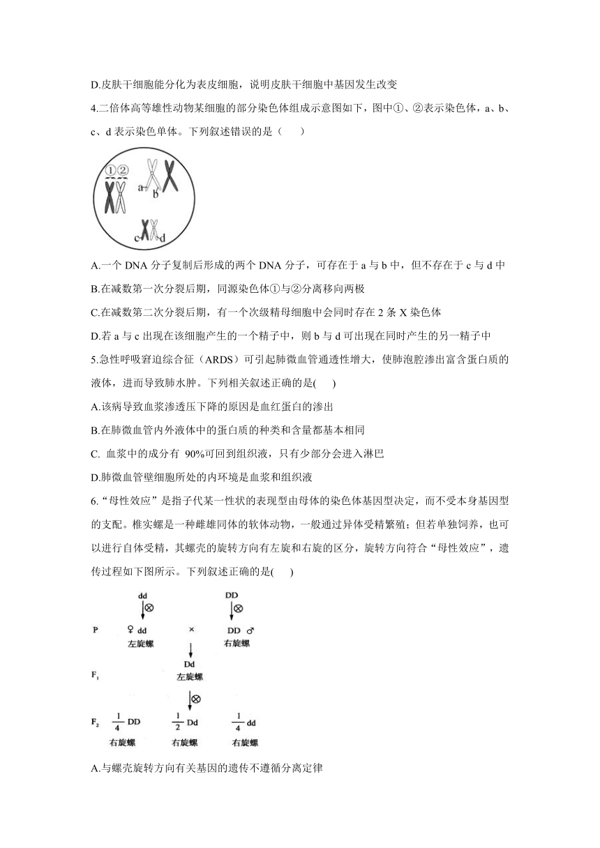 2021届高三下学期5月高考生物终极猜题卷 新高考版 山东地区专用     含解析