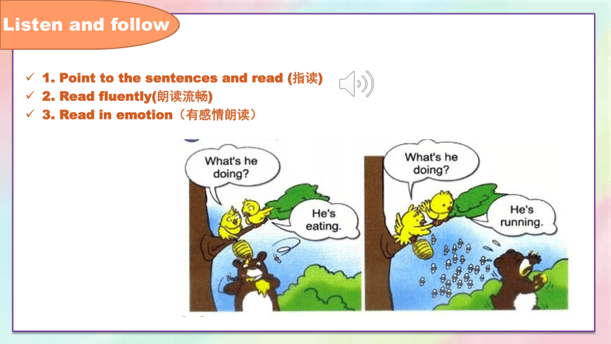 Module 4 Unit 2 What's he doing？课件(共13张PPT)