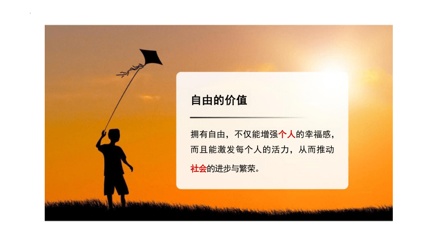 7.1 自由平等的真谛 课件(共22张PPT)-2023-2024学年统编版道德与法治八年级下册