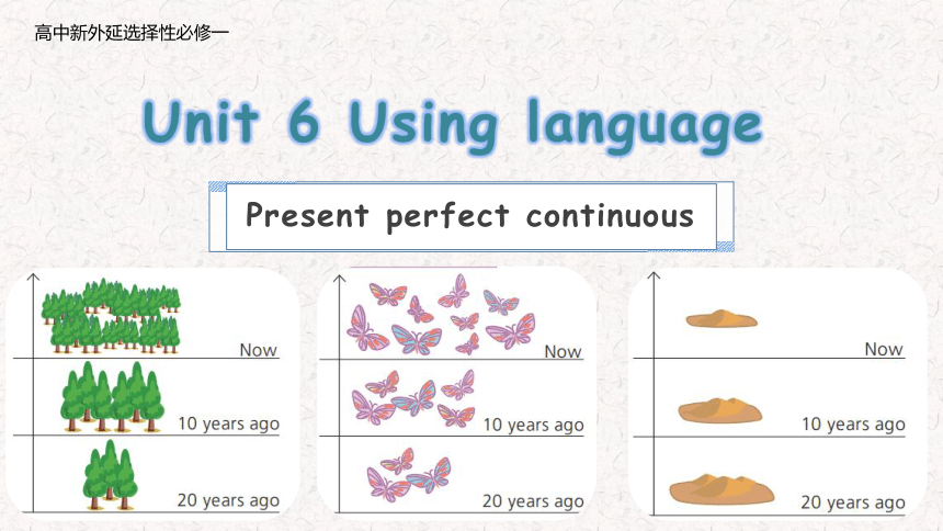 外研版（2019）  选择性必修第一册  Unit 6 Nurturing Nature  Using language课件(共19张PPT)