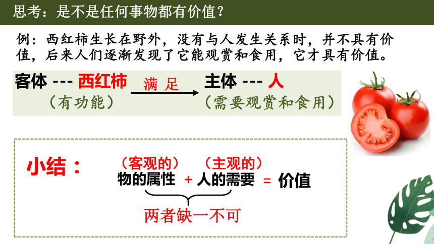 6.1价值与价值观（课件）(共34张PPT)高二政治《哲学与文化》课件（统编版必修4）