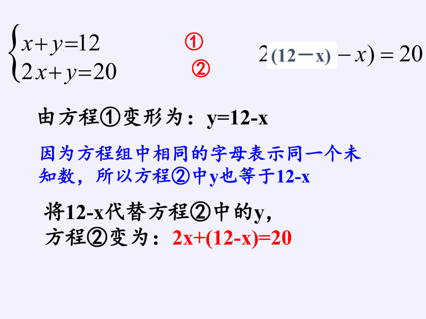苏科版七年级数学下册 10.3 解二元一次方程组 课件(共15张PPT)