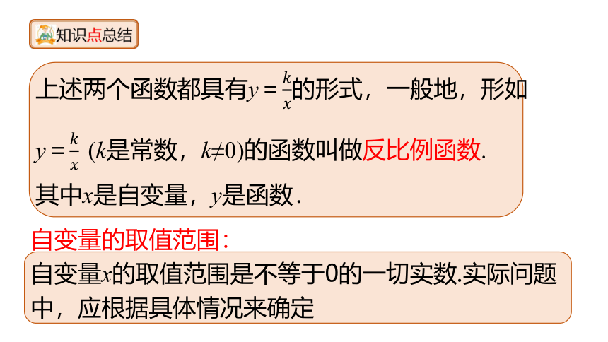 华师大版数学八年级下册同步课件：17.4.1　反比例函数(共16张PPT)