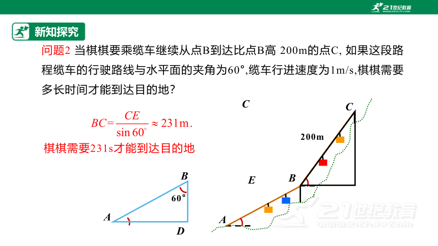 【原创精品】28.2.2.1 《解直角三角形的简单应用》 课件(共26张PPT)