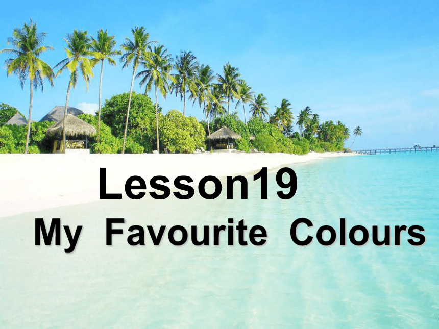 Unit 4 My Favourites-Lesson 19 My Favourite Colours课件（34张PPT）