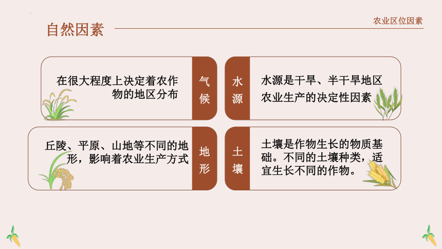 高中地理湘教版（2019）必修第二册3.1农业区位因素与农业布局（共54张ppt）