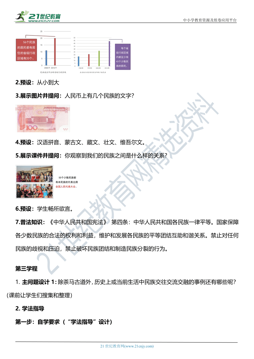 【核心素养目标】7.1 中华民族一家亲 第一课时 教案