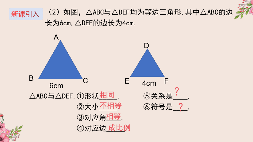 25.3相似三角形-冀教版九年级数学上册课件(共29张PPT)