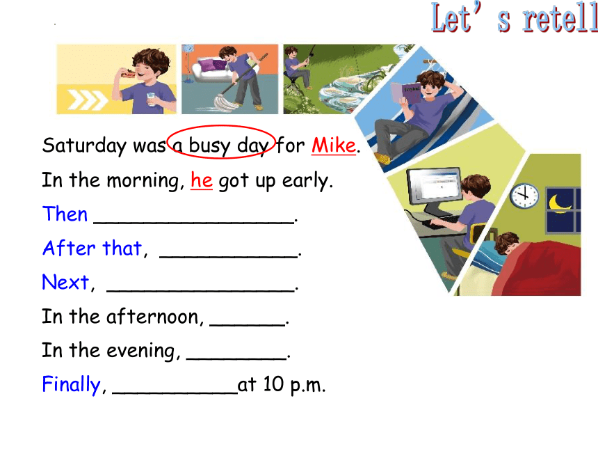 Recycle Mike's happy days Day 4课件(共17张PPT)