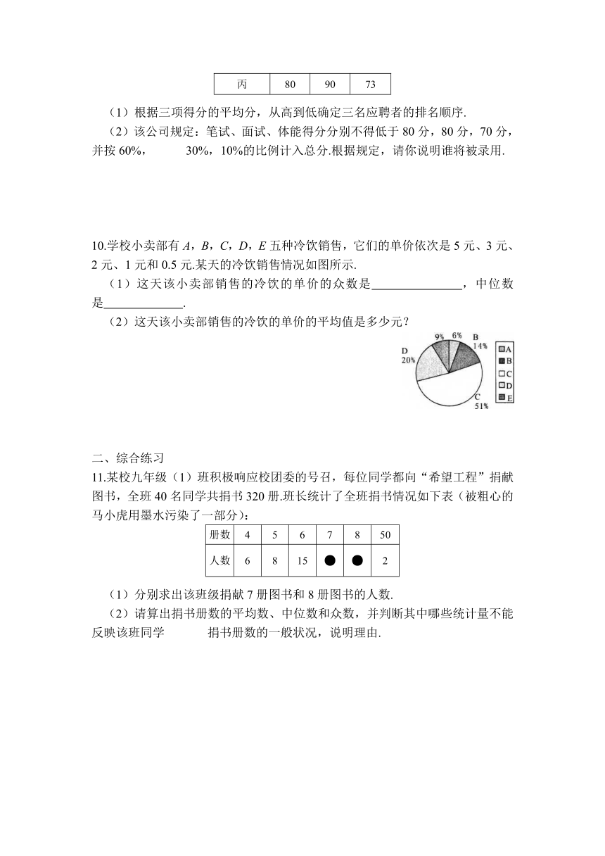 15.1.1 数据有用吗 同步练习（含答案）