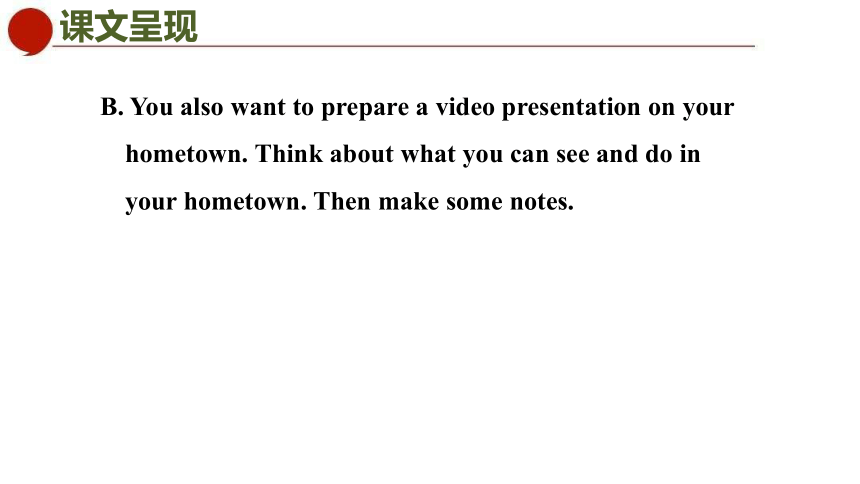 牛津译林版七年级下册 Unit 3  Period 5 Task & Self-assessment课件(共48张PPT)