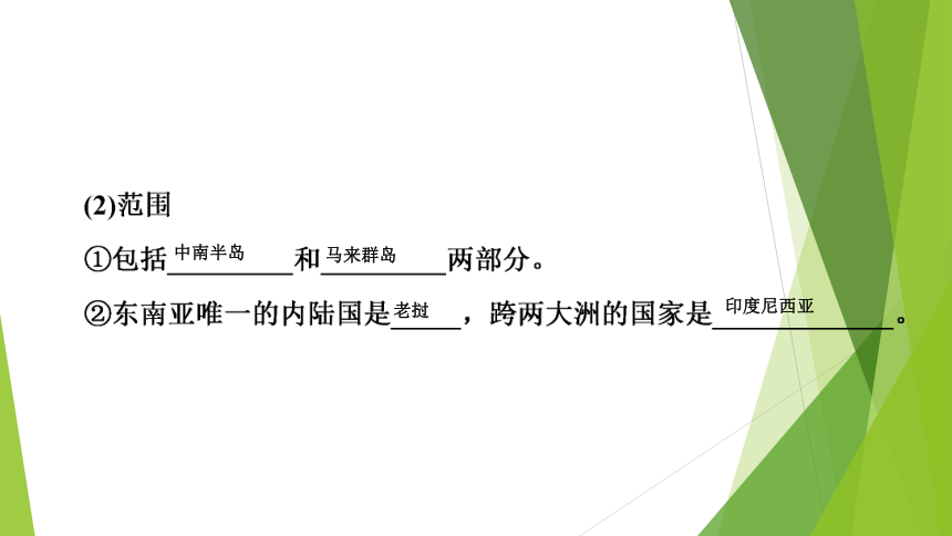 高中区域地理复习 世界分区和主要国家（东南亚）课件（共52张PPT）