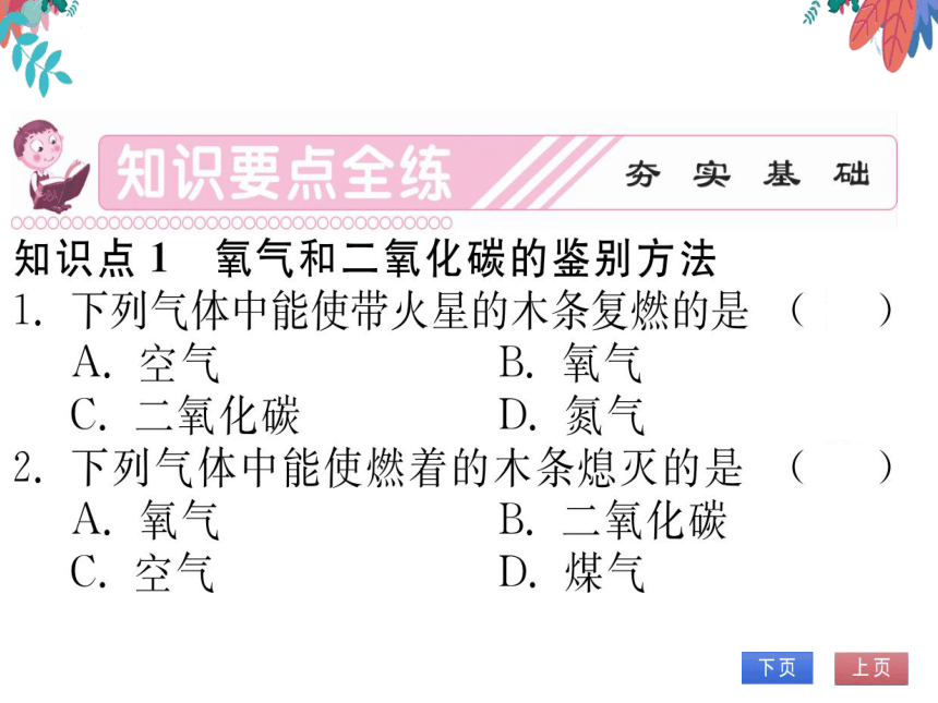 【人教版】化学九年级上册 第一单元 课题2 化学是一门以实验为基础的科学 第2课时 习题课件