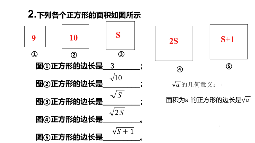 浙教版  1.1二次根式  课件（共21张PPT）