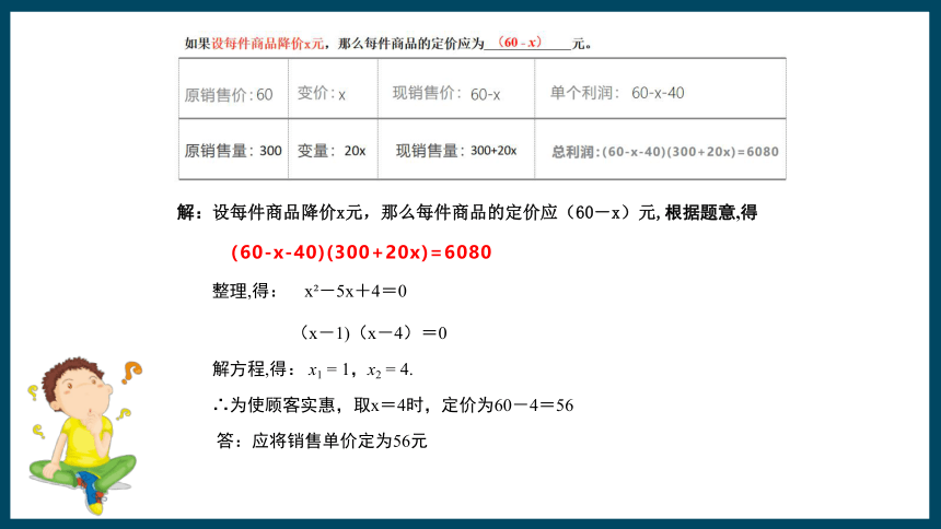 北师大版九年级上册第二章2.6一元二次方程应用利润问题课件（25张）