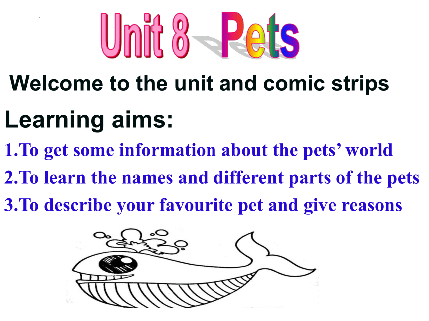 Unit 8  Pets Welcome to the unit课件(共20张PPT)- 2023-2024学年牛津译林版英语七年级下册