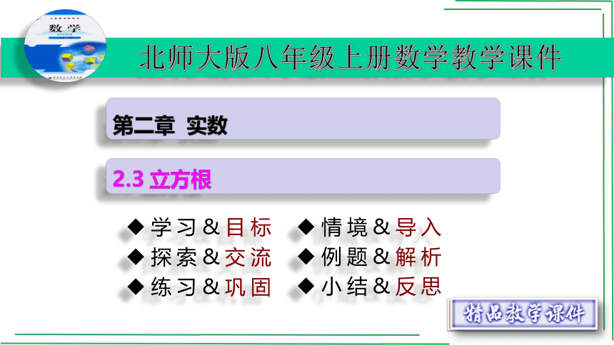 2.3 立方根 课件 (共24张PPT)