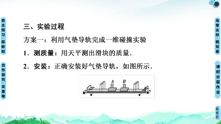 人教版（2019）高中物理 选择性必修第一册 1.4 实验：验证动量守恒定律课件