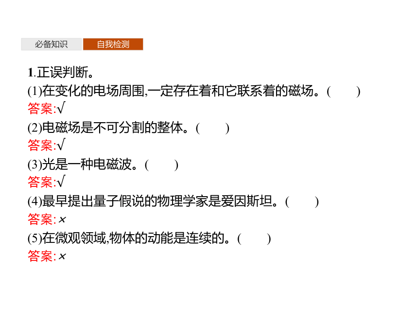 第5章　第3节　初识电磁波及其应用  第4节　初识光量子与量子世界—2020-2021学年新教材鲁科版（2019）高中物理必修三课件（28张PPT）