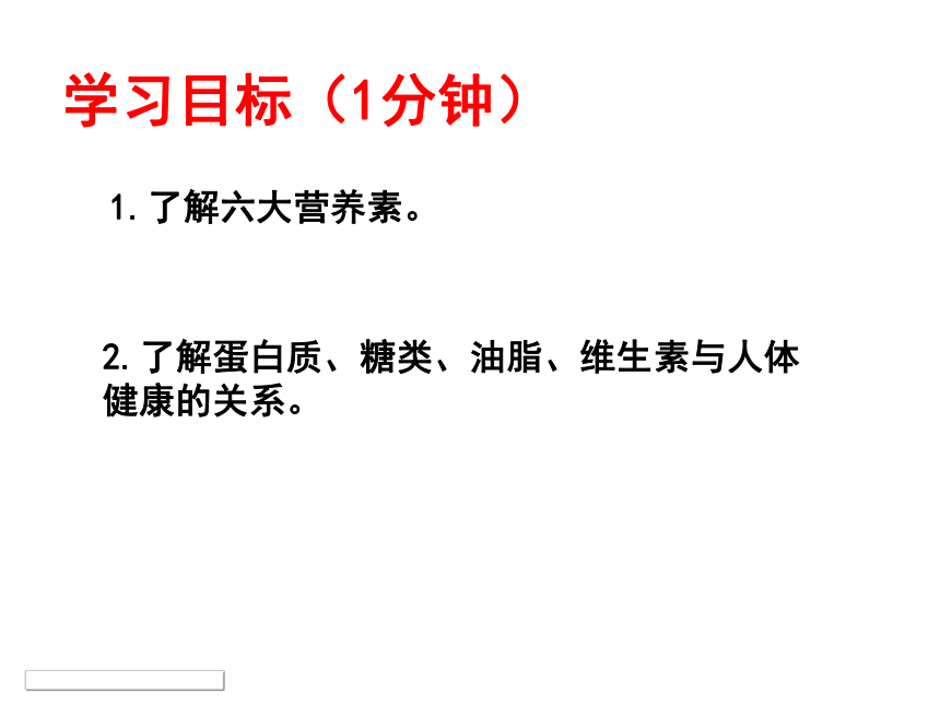 第12单元课题1人类重要的营养物质课件—2020-2021学年九年级化学人教版下册(共27张PPT)