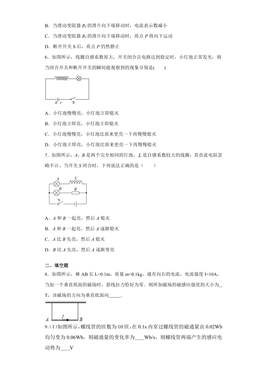 期末综合复习能力过关（四）—2020_2021学年高二下学期物理人教版（2019）选择性必修第二册（Word含答案）