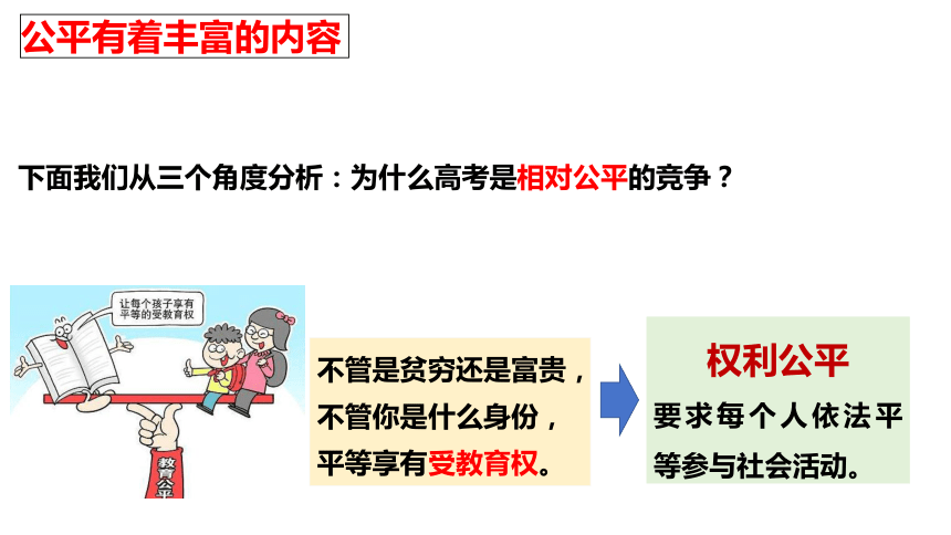 8.1 公平正义的价值 课件(共21张PPT)-2023-2024学年统编版道德与法治八年级下册