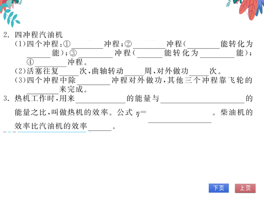 【粤沪版】物理九年级上册 12.4 热机与社会发展  习题课件