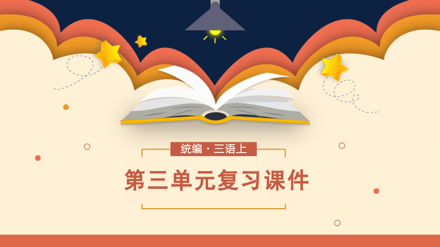 三年级语文上册第三单元复习课件(共24张PPT)